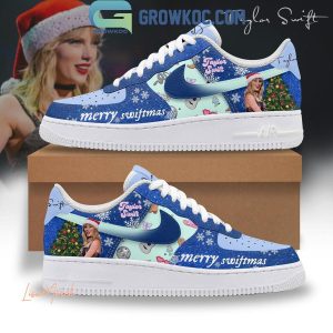 Taylor Swift Merry Christmas Swiftmas Happy Holidays Air Force 1 Shoes