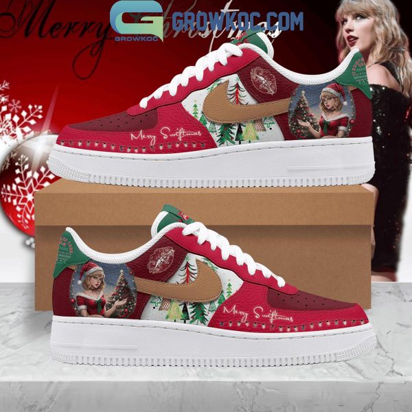 Taylor Swift Merry Swiftmas Christmas Tree Farm Air Force 1 Shoes