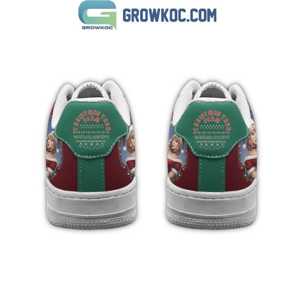 Taylor Swift Merry Swiftmas Christmas Tree Farm Air Force 1 Shoes