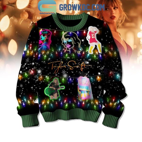 Taylor Swift Shining In The Christmas Light 2024 Ugly Sweater