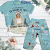 Taylor Swift Tis The Season To Merry Christmas 2024 Fleece Pajamas Set