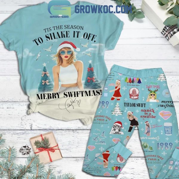 Taylor Swift Tis The Season To Merry Christmas 2024 Fleece Pajamas Set