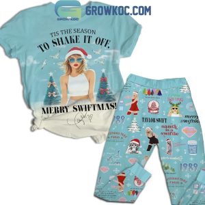 Taylor Swift Tis The Season To Merry Christmas 2024 Fleece Pajamas Set