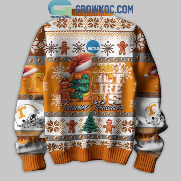 Tennessee Volunteers Football They Not Like Us Christmas Ugly Sweater