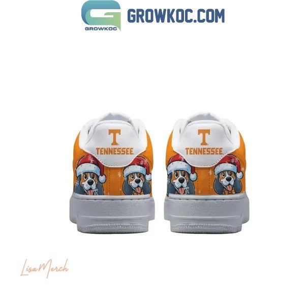 Tennessee Volunteers Happy Volidays Merry Christmas Air Force 1 Shoes