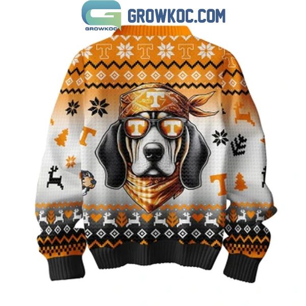 Tennessee Volunteers Turkey Go Dawgs Happy Thanksgiving Holidays 2024 Ugly Sweater