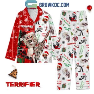 Terrifier 2024 Art The Clown Santa Merry Christmas Polyester Pajamas Set