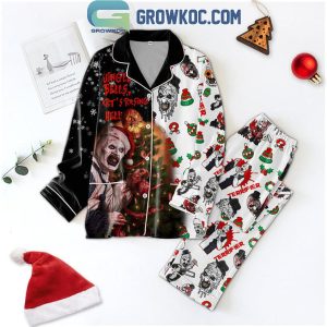 Terrifier 3 Jingle Bells Merry Christmas Polyester Pajamas Set