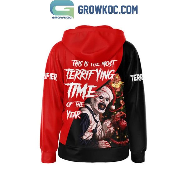 Terrifier 3 This Is The Most Terrifying Time If The Years Christmas Hoodie T-Shirt