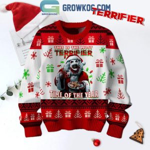 Terrifier 3 This Is The Most Terrifying Time If The Years Christmas Ugly Sweater Red