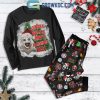 Snoopy Merry Christmas Team Snoopy Fleece Pajamas Set Long Sleeve