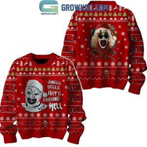 Terrifier Jingle Bells Art’s Raising Hell Merry Christmas 2024 Ugly Sweater