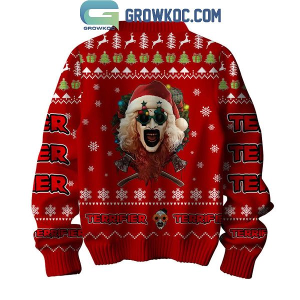 Terrifier Jingle Bells Art’s Raising Hell Merry Christmas 2024 Ugly Sweater