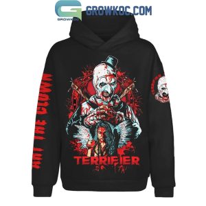 Terrifier Terror Under The Christmas Moonlight Art The Clown 2024 Hoodie T-Shirt