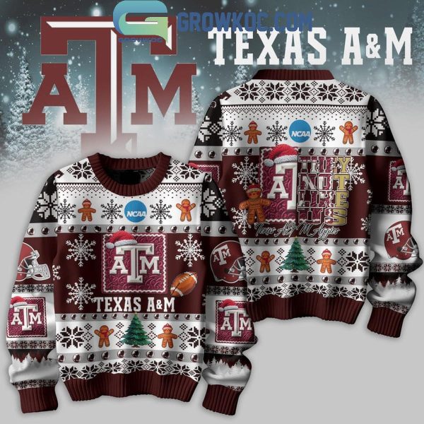 Texas A&M Aggies Football They Not Like Us Christmas Ugly Sweater