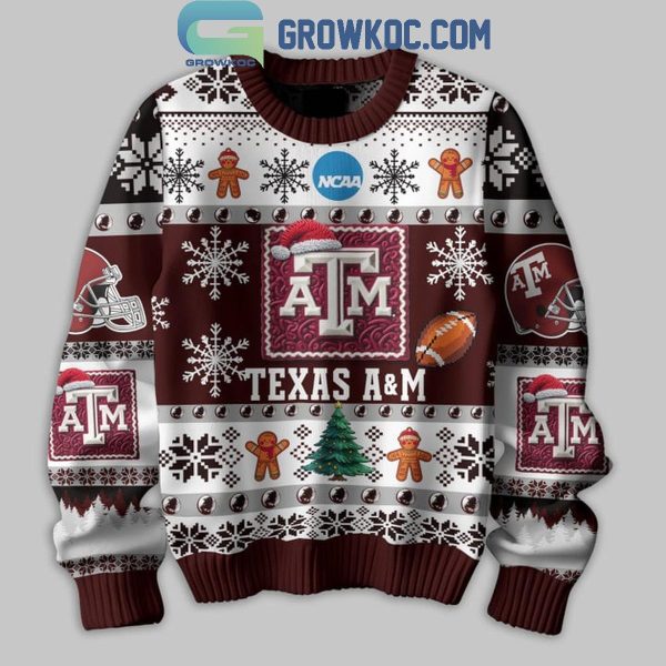 Texas A&M Aggies Football They Not Like Us Christmas Ugly Sweater