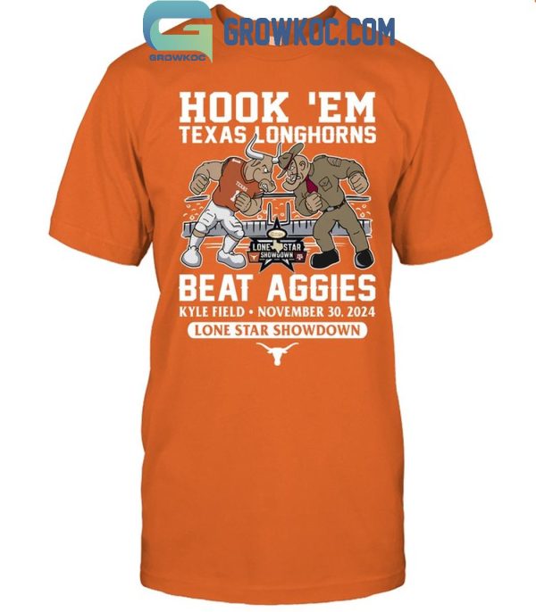 Texas Longhorns Beat Texas A&M Aggies Hook ‘Em 2024 T-Shirt