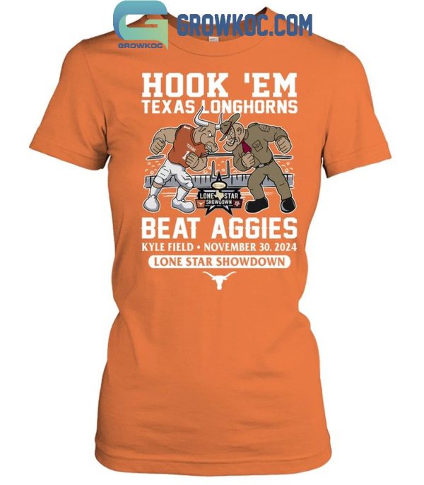 Texas Longhorns Beat Texas A&M Aggies Hook ‘Em 2024 T-Shirt