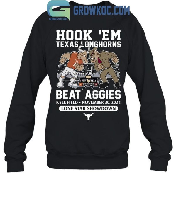 Texas Longhorns Beat Texas A&M Aggies Hook ‘Em 2024 T-Shirt