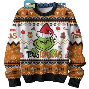 Texas Longhorns Christmas They Not Like Us The Grinch Ugly Sweater