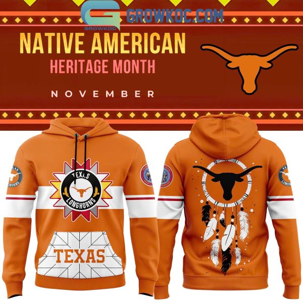 Texas Longhorns Proud 2024 Native American Heritage Month Hoodie T-Shirt