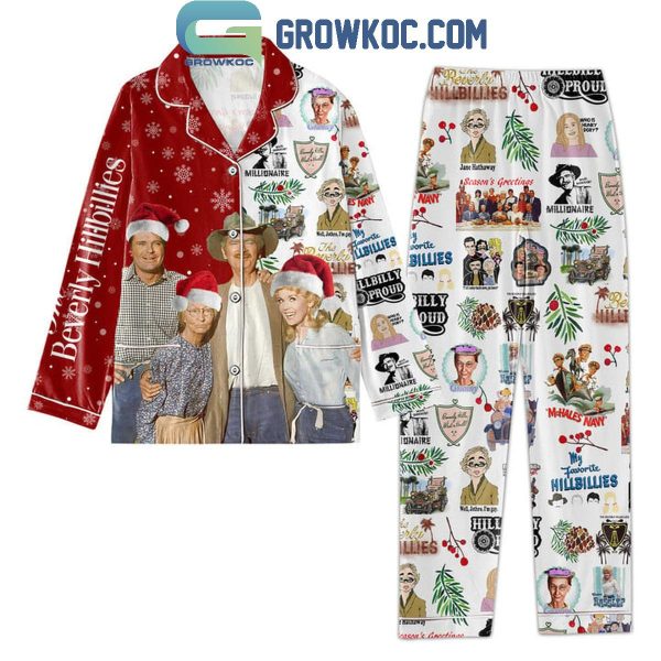 The Beverly Hillbillies Christmas Season’s Greetings Polyester Pajamas Set