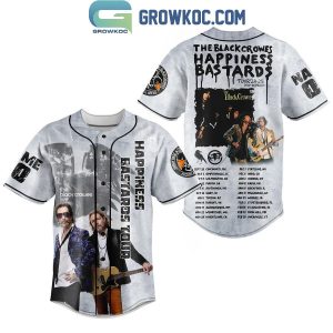 The Black Crowes Happiness Bastards Tour 2025 Personalized Baseball Jersey