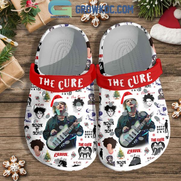 The Cure Boys Don’t Cry Christmas Crocs Clogs