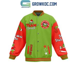 The Grinch Admit It Christmas Would Be Boring Without Me Baseball Jacket