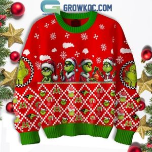 The Grinch Celebrating Christmas Holidays 2024 Ugly Sweater