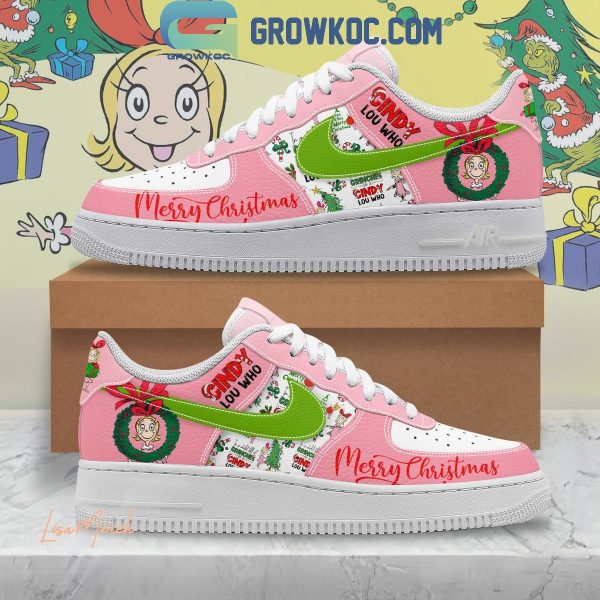 The Grinch Cindy Lou Who Merry Christmas Air Force 1 Shoes