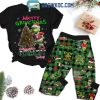 The Grinch Merry Christmas Feeling Extra Grinchy Today Ewwww Fleece Pajamas Set