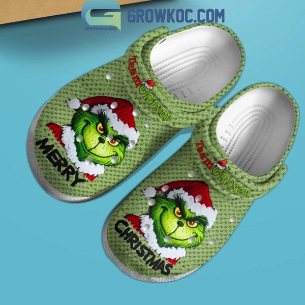 The Grinch Merry Christmas Team Grinch Grinchmas Crocs Clogs