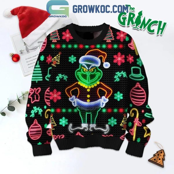 The Grinch Merry Grinchmas Celebrating 2024 Christmas Lights Ugly Sweater