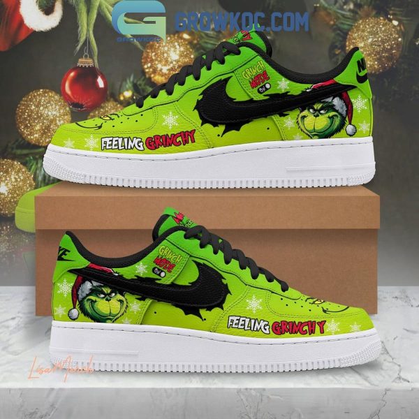 The Grinch Merry Whatever Christmas Feeling Grinchy Air Force 1 Shoes