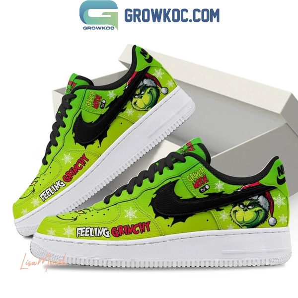 The Grinch Merry Whatever Christmas Feeling Grinchy Air Force 1 Shoes