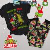 The Grinch Naughty Team Merry Grinchmas Christmas Red Fleece Pajamas Set