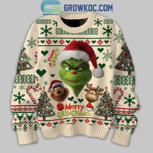 The Grinch Reindeers Team Grinch Merry Christmas Ugly Sweater