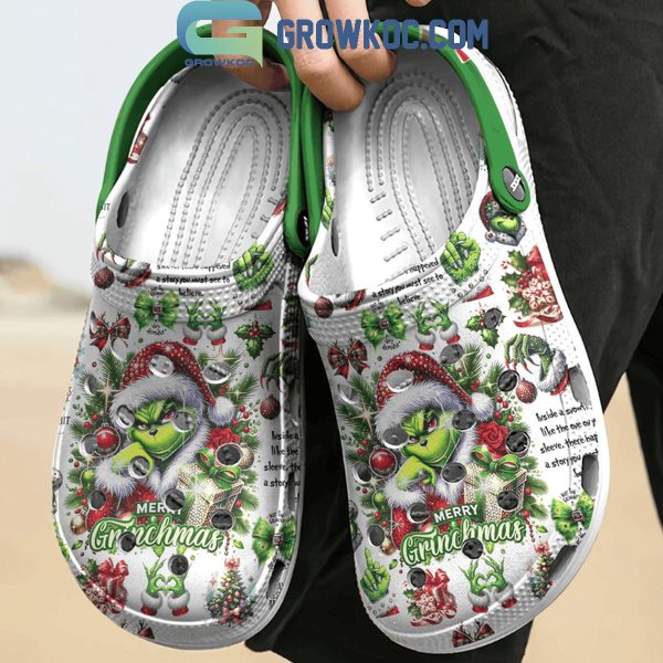 The Grinch Sneaky Grinchmas Merry Christmas 2024 Personalized Crocs Clogs