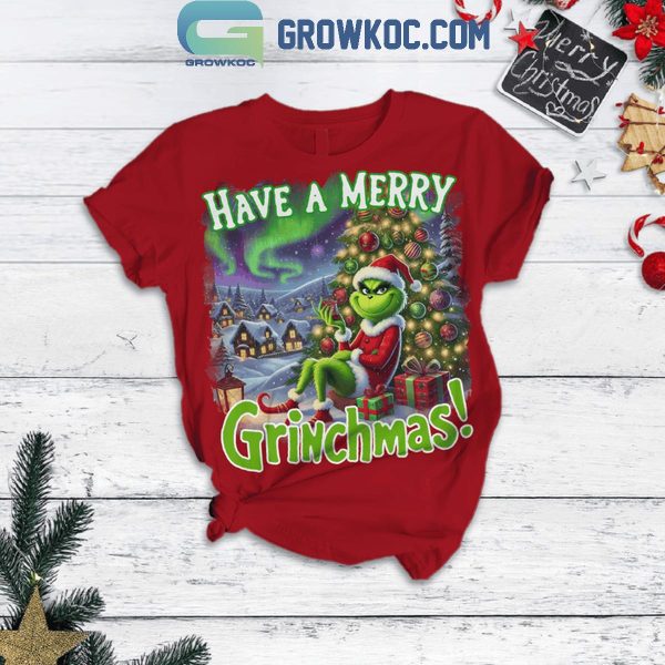 The Grinch Stole Christmas Have A Merry Grinchmas Fleece Pajamas Set