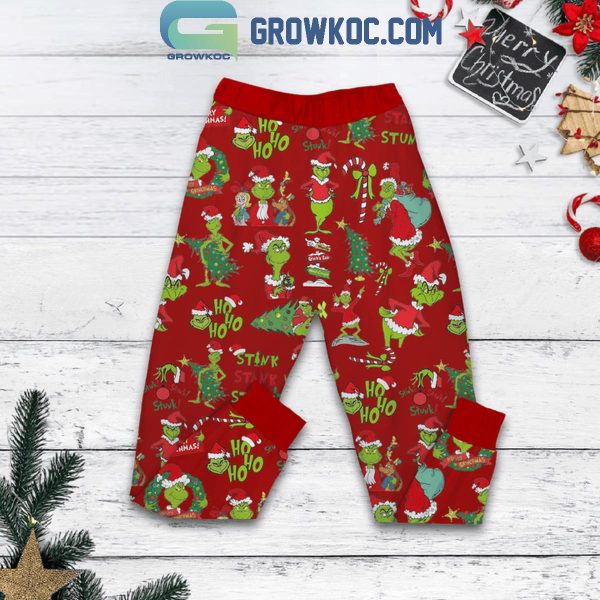 The Grinch Stole Christmas Have A Merry Grinchmas Fleece Pajamas Set