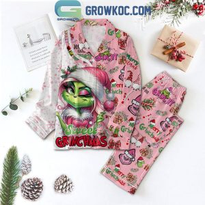 The Grinch Sweet Grinchmas Merry Christmas Polyester Pajamas Set