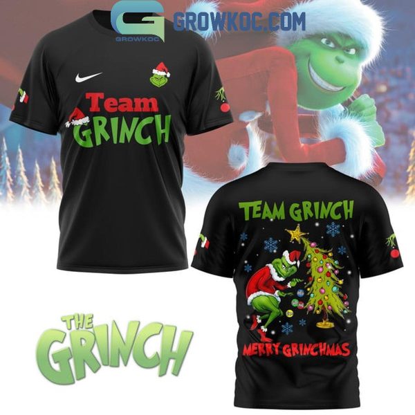 The Grinch Team Grinch Merry Christmas Cheers 2024 Hoodie T-Shirt