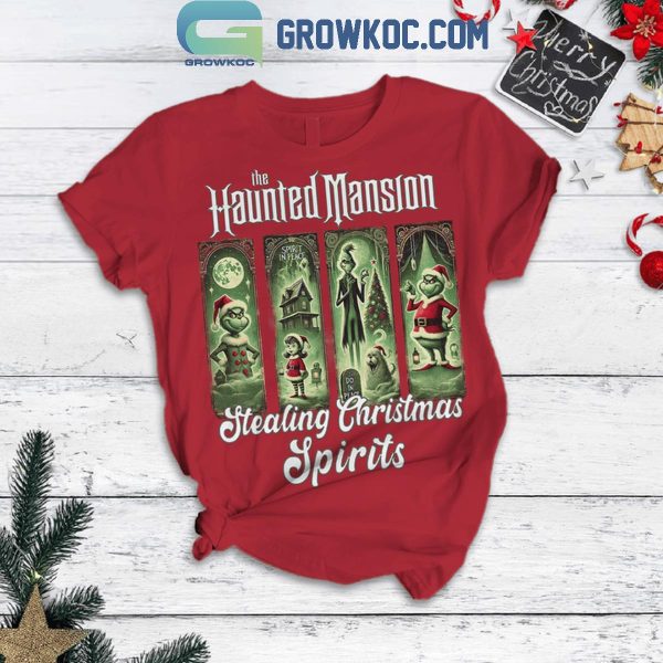 The Haunted Mansion Healing Christmas Spirits Fleece Pajamas Set