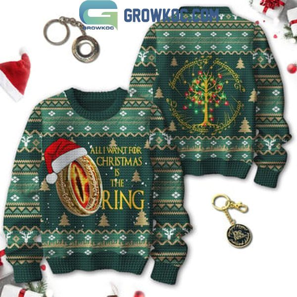 The Lord Of The Rings All I Want For Christmas Is The Ring 2024 Ugly Sweater