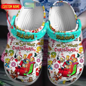 The Simpsons 2024 Christmas Personalized Crocs Clogs