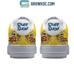 The Simpsons Eat My Shoes Stuff Sucks Air Force 1 Shoes