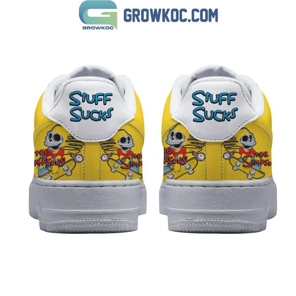 The Simpsons Eat My Shoes Stuff Sucks Air Force 1 Shoes