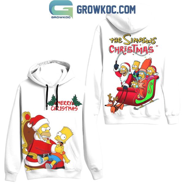 The Simpsons Merry Christmas Happy New Year 2025 Hoodie T-Shirt