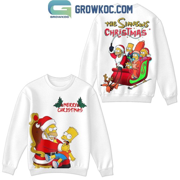 The Simpsons Merry Christmas Happy New Year 2025 Hoodie T-Shirt